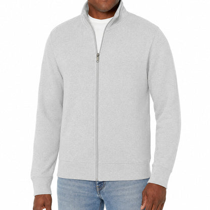 Zip Up Sweatshirt | Full Zip Track Jacket | Men | Cotton Blend | Casual Athletic Layer | Steven & Levon