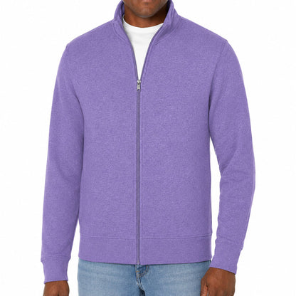 Zip Up Sweatshirt | Full Zip Track Jacket | Men | Cotton Blend | Casual Athletic Layer | Steven & Levon
