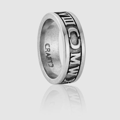 Inception Ring | Gold or Silver | Unisex | Stainless Steel | Bold Statement Design | Modern Style | Steven & Levon