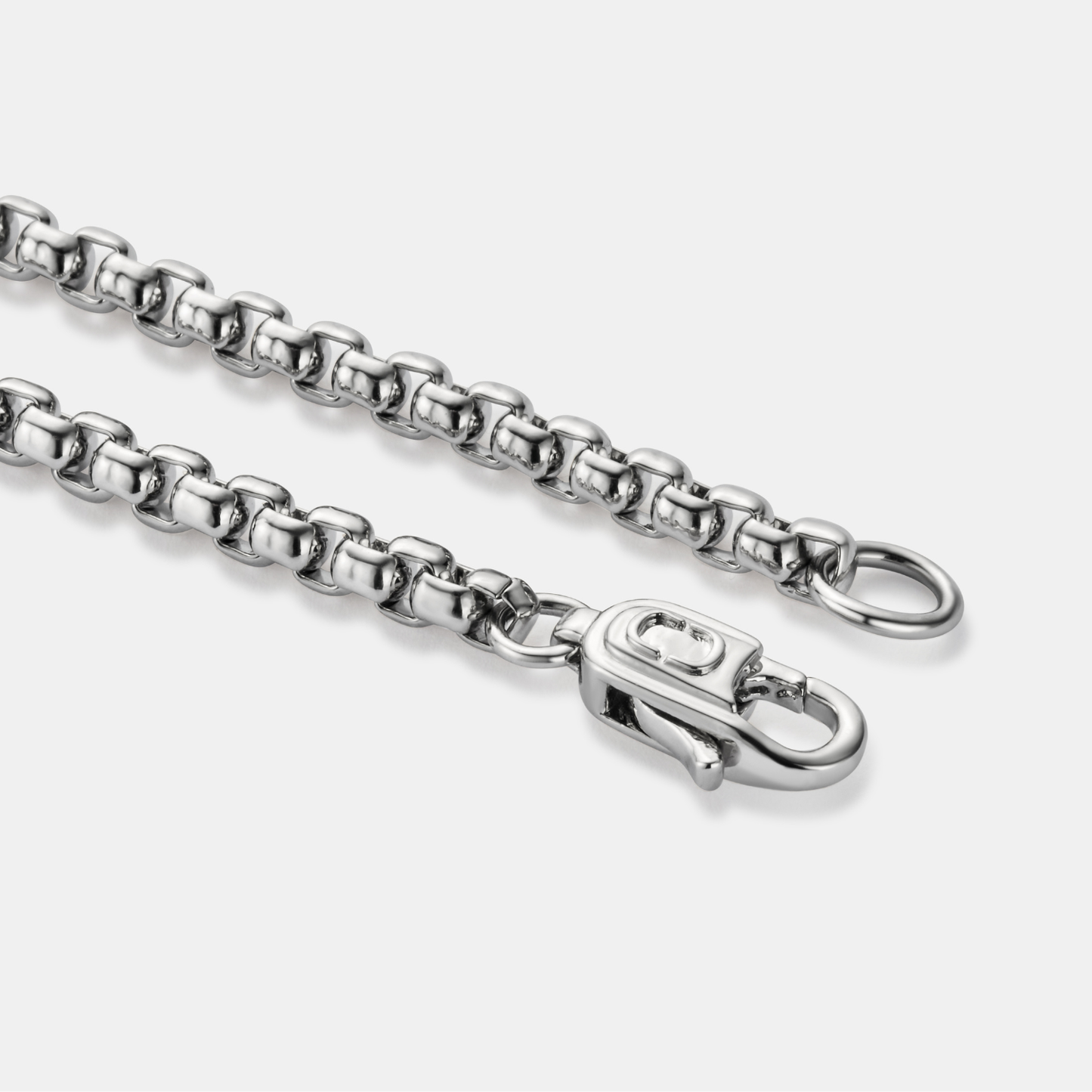 Iced Cross Bracelet | Men | Stainless Steel | Silver | Crystal Cross Design | Steven & Levon