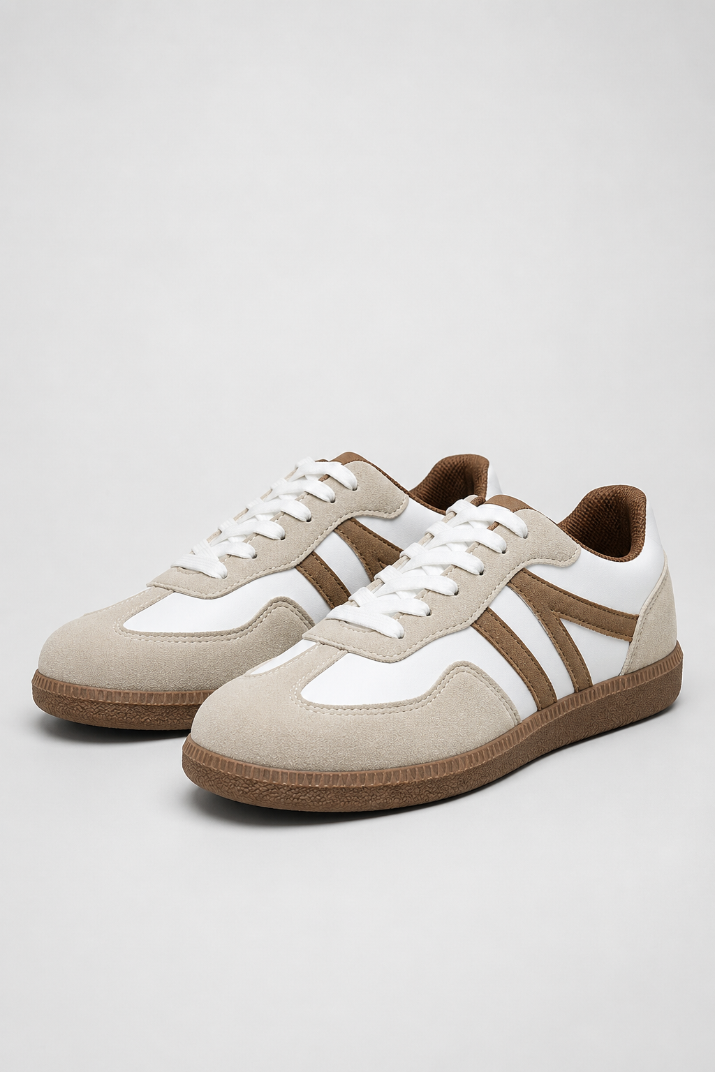 Women's Lace-Up Low-Top Sneakers | Synthetic Leather | Lightweight Comfortable Everyday Casual Shoes | Steven & Levon
