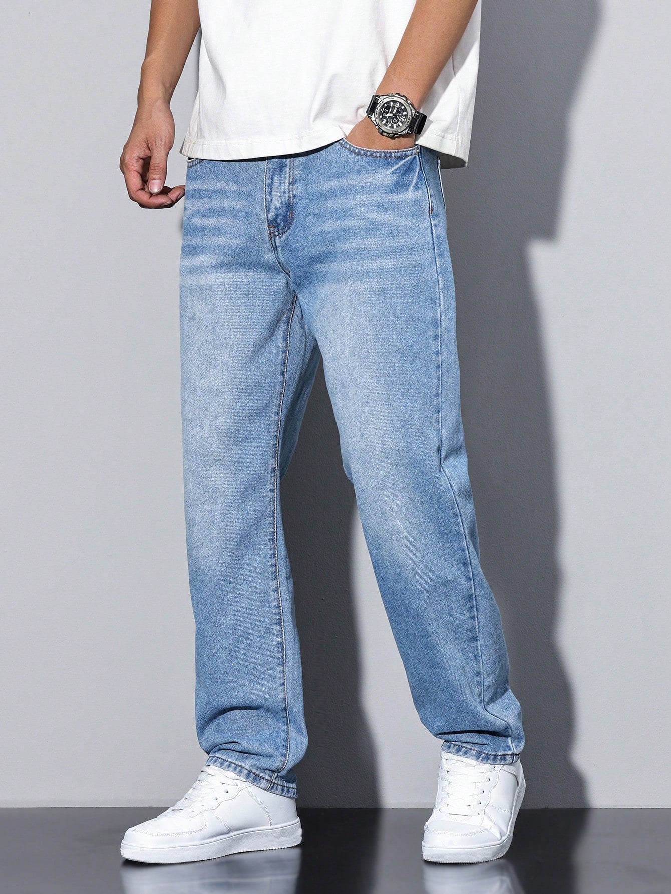 Slim Fit Jeans | Men | Stretch Denim | Casual Everyday Wear | Steven & Levon