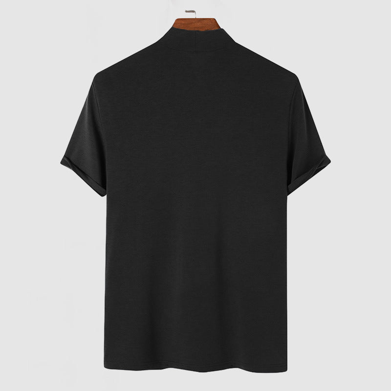 Men's Stretch Cotton T-Shirt | Luxury Cotton Blend | Soft Breathable Fabric | Everyday Casual Tee | Steven & Levon