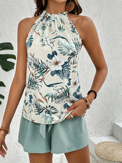 Leona Women's Tropical Co-ord Set | Two Piece Casual Summer Outfit | Steven & Levon