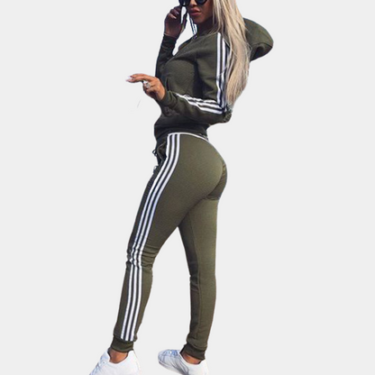 Trendy 2-Piece Tracksuit | Women | Soft Fabric | Relaxed Fit | Casual Loungewear | Steven & Levon