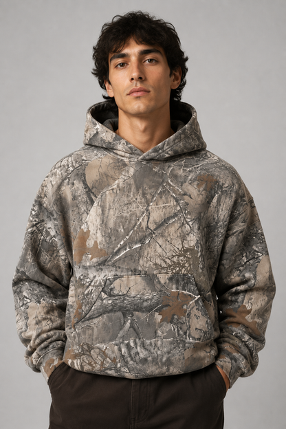 Oversized Pullover  Hoodie | Unisex | Cotton Blend | Relaxed Fit Front Pocket Sweatshirt | Steven & Levon