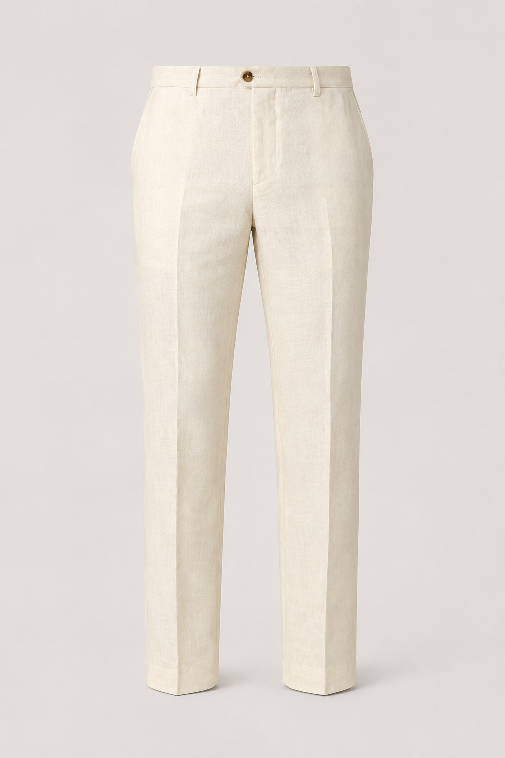 Linen Blend Tailored Trousers | Men | Straight Leg | Lightweight Smart Casual Pants | Steven & Levon