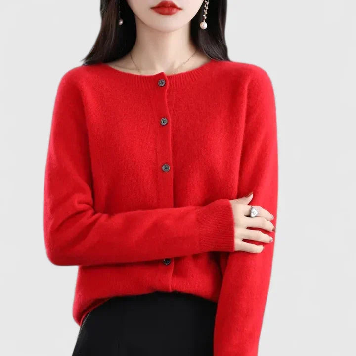 Cozy Knit Cardigan | Women | Button Front | Soft Knit | Relaxed Everyday Layering | Steven & Levon
