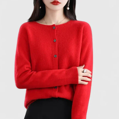 Cozy Knit Cardigan | Women | Button Front | Soft Knit | Relaxed Everyday Layering | Steven & Levon