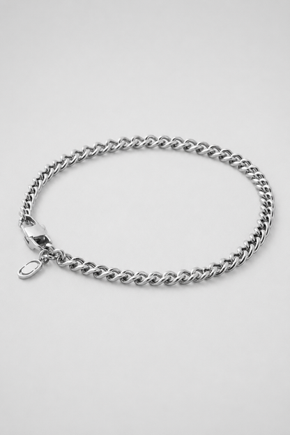 Cuban Bracelet | Men | Stainless Steel | Silver, Gold & Rose Gold | 4mm Chain Design | Steven & Levon