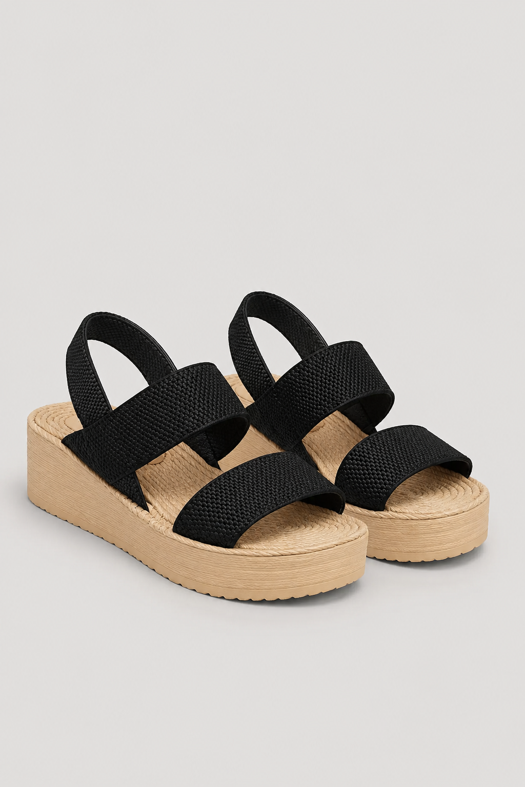 Minimalist Wedge Slingback Sandals | Women | Lightweight Thick Sole | Casual Shoes | Steven & Levon