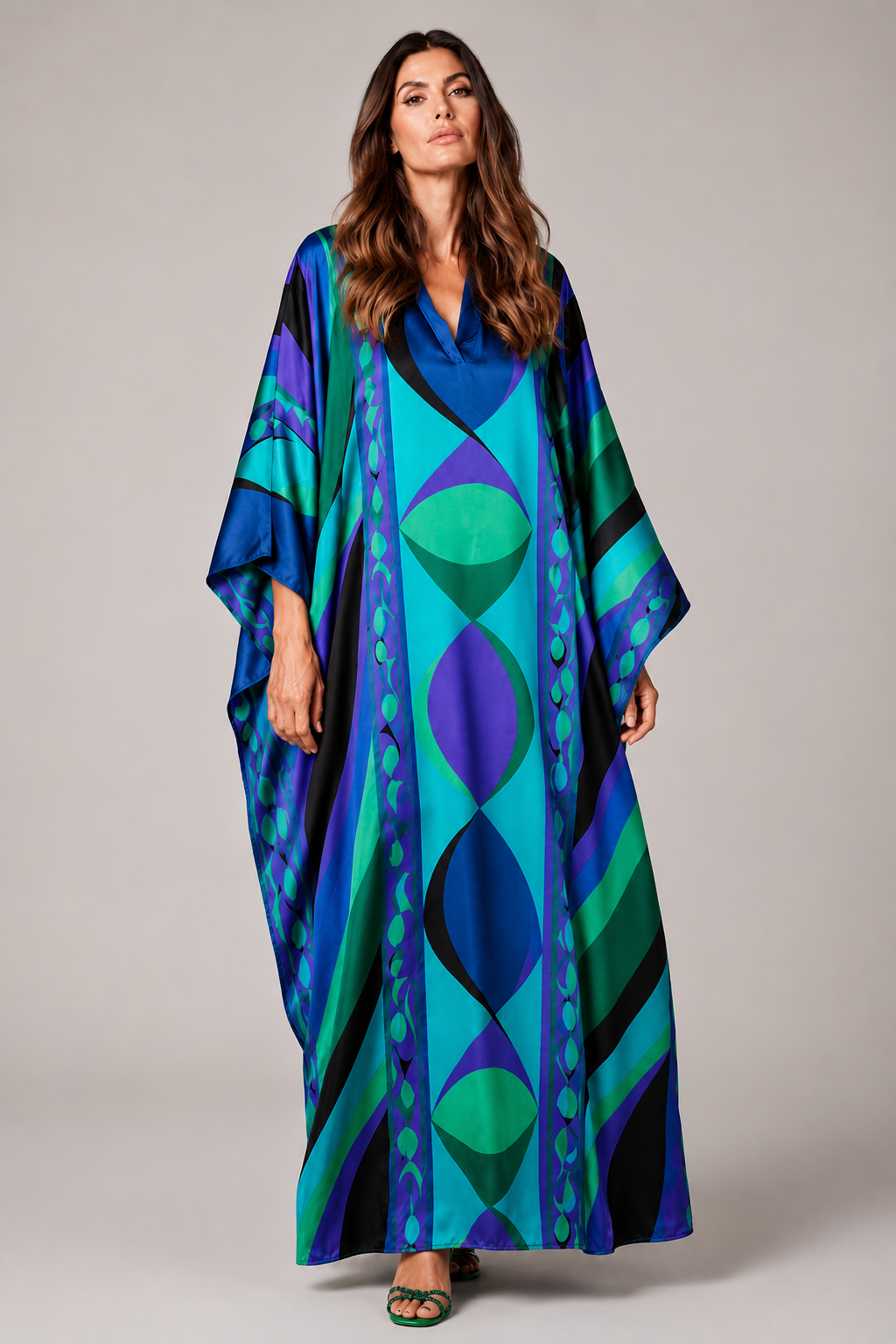 Maxi Dress | Women's Floral Halter Neck Backless Dress | A-Line | Steven & Levon
