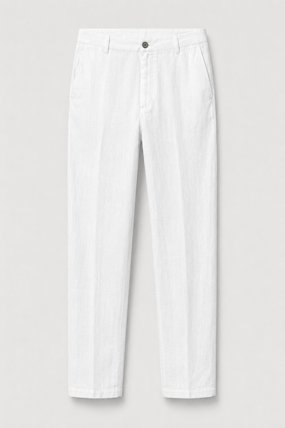 Men's Summer Casual Trousers | Men | Lightweight Cotton Blend | Classic Relaxed Fit | Everyday Comfort | Steven & Levon