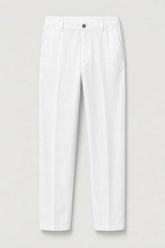 Men's Summer Casual Trousers | Men | Lightweight Cotton Blend | Classic Relaxed Fit | Everyday Comfort | Steven & Levon