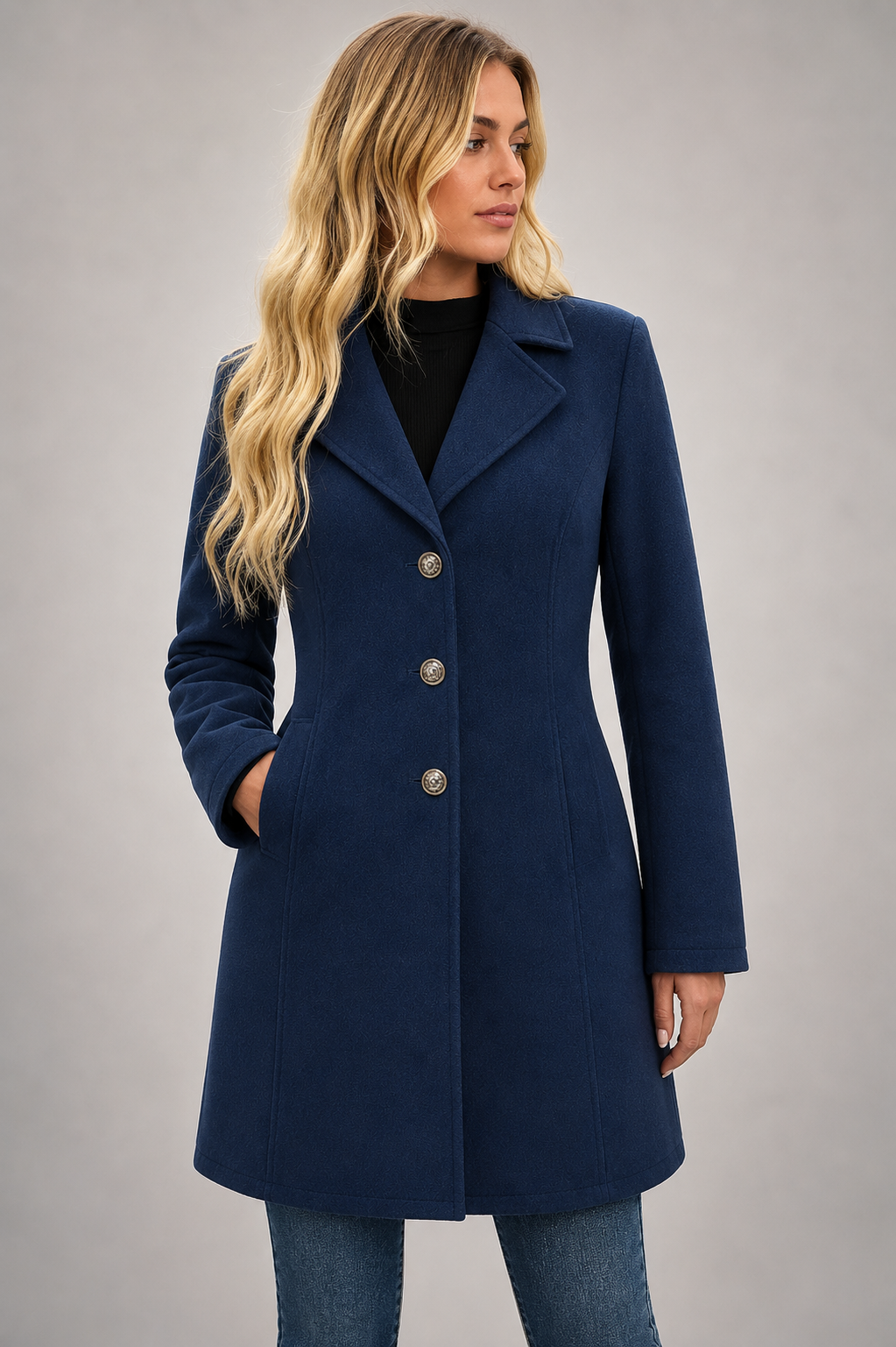 Women's Long Winter Coat | Elegant Winter Coat | Women | Warm Insulated Fabric | Steven & Levon