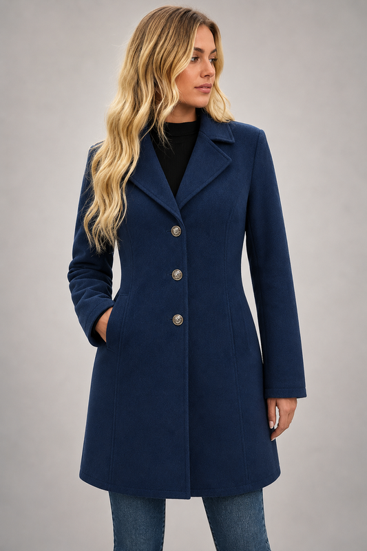 Women's Long Winter Coat | Elegant Winter Coat | Women | Warm Insulated Fabric | Steven & Levon