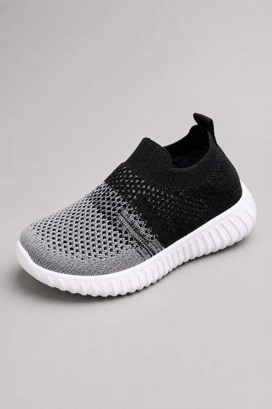 Kids Mesh Sneakers | Boys & Girls | Breathable | Slip-On | Lightweight Casual Shoes | Pink | Steven & Levon
