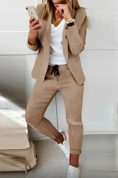2-Piece Blazer Set | Women | Elegant Fit | Matching Trousers | Everyday & Events | Steven & Levon