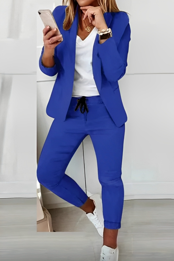 2-Piece Blazer Set | Women | Elegant Fit | Matching Trousers | Everyday & Events | Steven & Levon