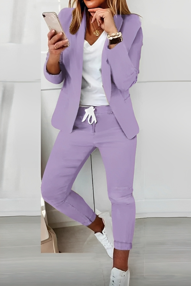2-Piece Blazer Set | Women | Elegant Fit | Matching Trousers | Everyday & Events | Steven & Levon