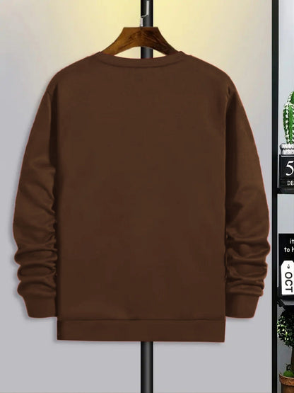 Reindeer Print Sweatshirt | Men's Festive Pullover | Casual Holiday Style | Steven & Levon