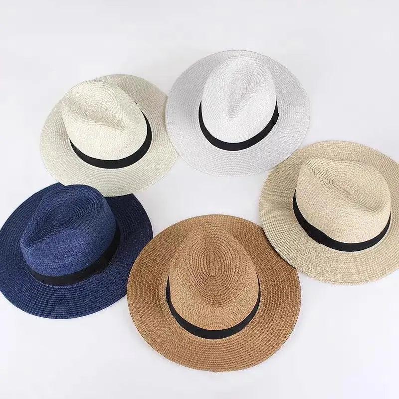 Panama Straw Hat | Unisex Sun Hat | Straw | UPF50+ UV Protection | Foldable Wide Brim Travel Hat | Steven & Levon