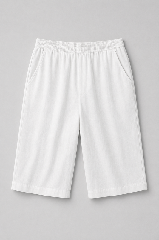Relaxed Knee Length Pants | Women | Pocket Detail | Casual Summer Trousers | Steven & Levon