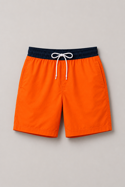 Men’s Swim Shorts | Men | Lightweight Woven Fabric | Drawstring Elastic Waist Quick Dry | Steven & Levon