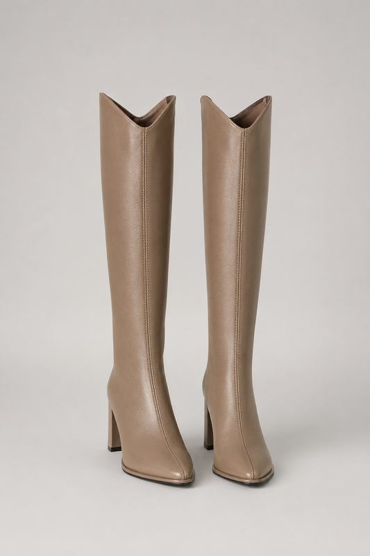 Women's Block Heel Knee High Boots | Pointed Toe | Pull-On Tall Boots | Steven & Levon