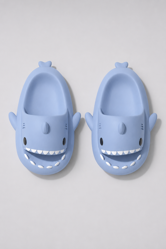 Shark Slides | Unisex EVA Cloud Slippers | Thick Cushioned Anti-Slip Shower Sandals for Indoor & Outdoor | Steven & Levon