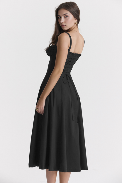 Bustier Dress | Women's Structured Midi Dress | Elegant Occasion Wear | Steven & Levon