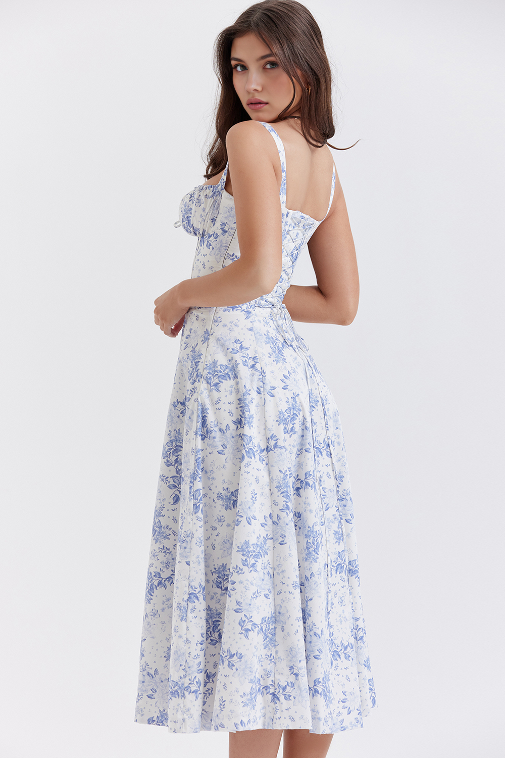 Bustier Dress | Women's Structured Midi Dress | Elegant Occasion Wear | Steven & Levon