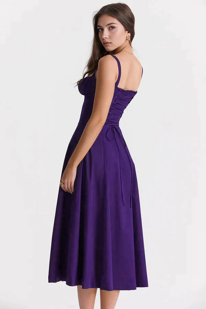 Bustier Dress | Women's Structured Midi Dress | Elegant Occasion Wear | Steven & Levon