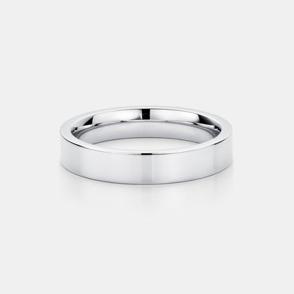 Flat Band Ring | Gold, Silver or Black | Unisex | Stainless Steel | 5mm | Minimalist Style | Steven & Levon
