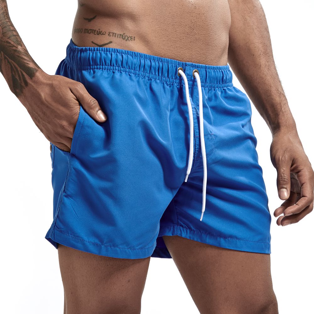 Men's Swim Shorts | Men | Quick-Dry Fabric | Drawstring Waist | Side Pockets | Beach & Poolwear | Steven & Levon