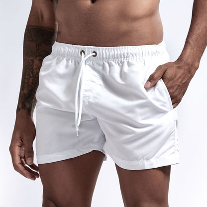 Men's Swim Shorts | Men | Quick-Dry Fabric | Drawstring Waist | Side Pockets | Beach & Poolwear | Steven & Levon
