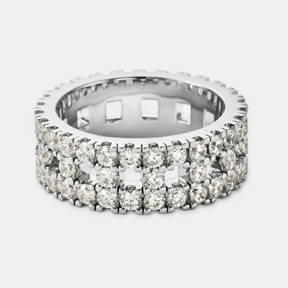 Titan Band Ring | Silver | Unisex | Stainless Steel | Bold Minimalist Style | Steven & Levon