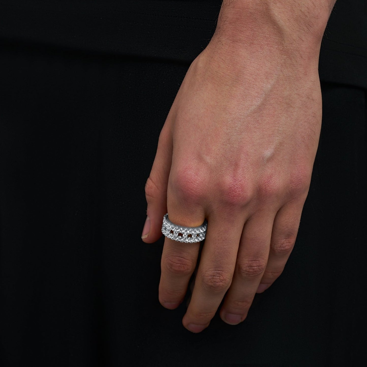 Titan Band Ring | Silver | Unisex | Stainless Steel | Bold Minimalist Style | Steven & Levon