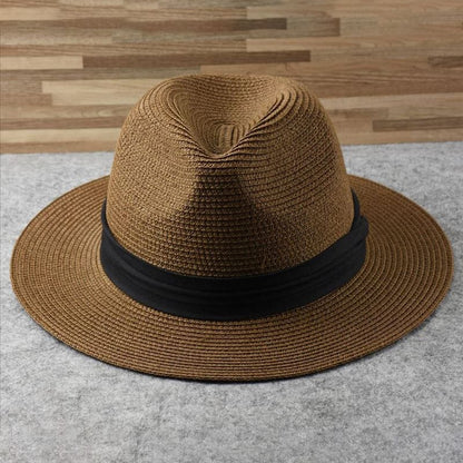 Handcrafted Panama Hat | Unisex Straw Hat | Handwoven Natural Straw | Wide Brim Sun Protection | Steven & Levon