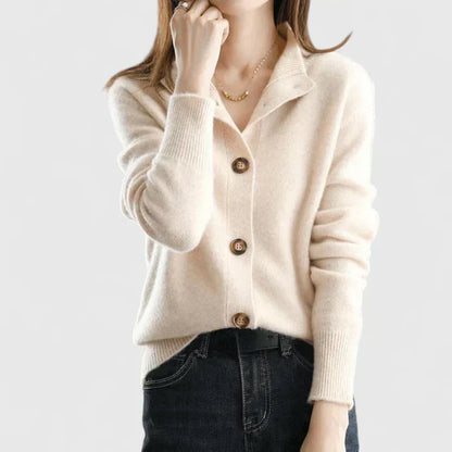 Elegant Knit Cardigan | Women's Soft Button-Up Sweater | Steven & Levon