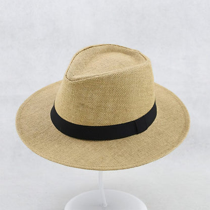 Handcrafted Panama Hat | Unisex Straw Hat | Handwoven Natural Straw | Wide Brim Sun Protection | Steven & Levon