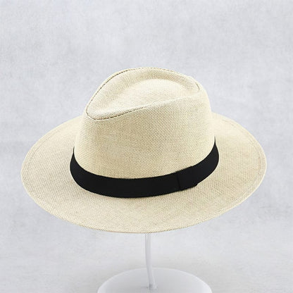 Handcrafted Panama Hat | Unisex Straw Hat | Handwoven Natural Straw | Wide Brim Sun Protection | Steven & Levon