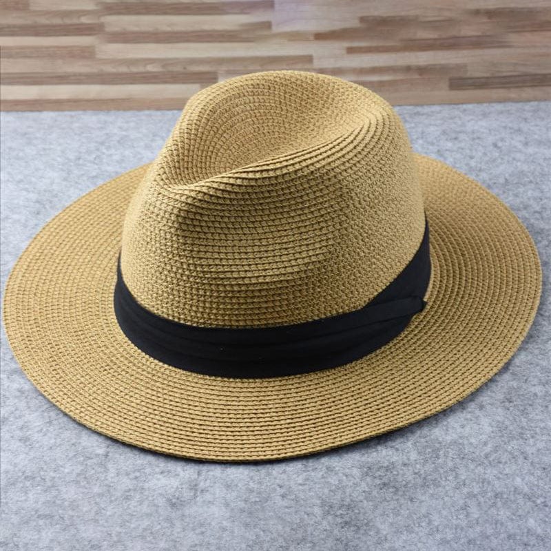 Handcrafted Panama Hat | Unisex Straw Hat | Handwoven Natural Straw | Wide Brim Sun Protection | Steven & Levon