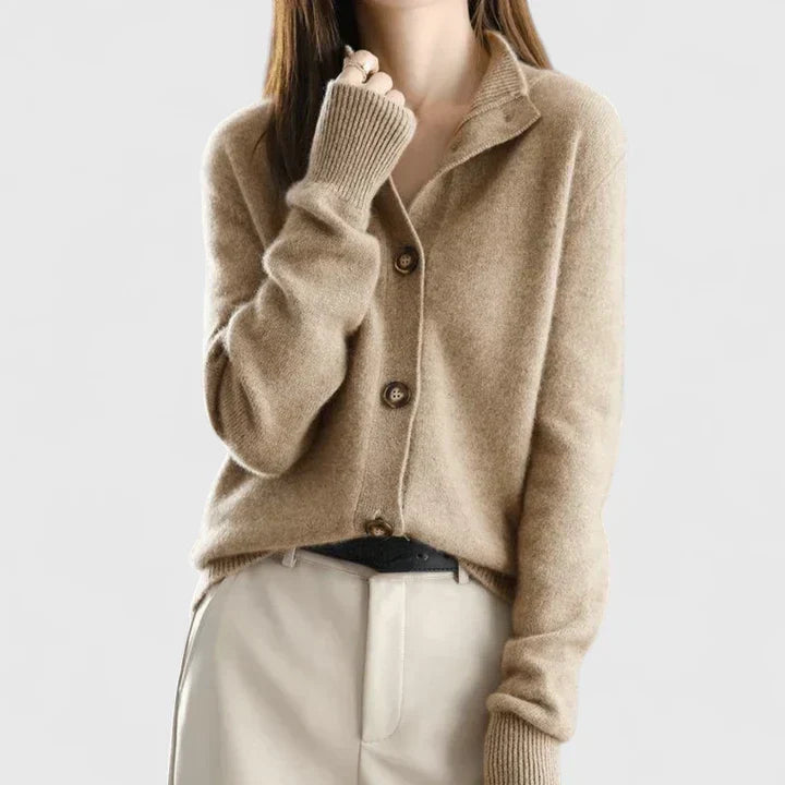 Elegant Knit Cardigan | Women's Soft Button-Up Sweater | Steven & Levon
