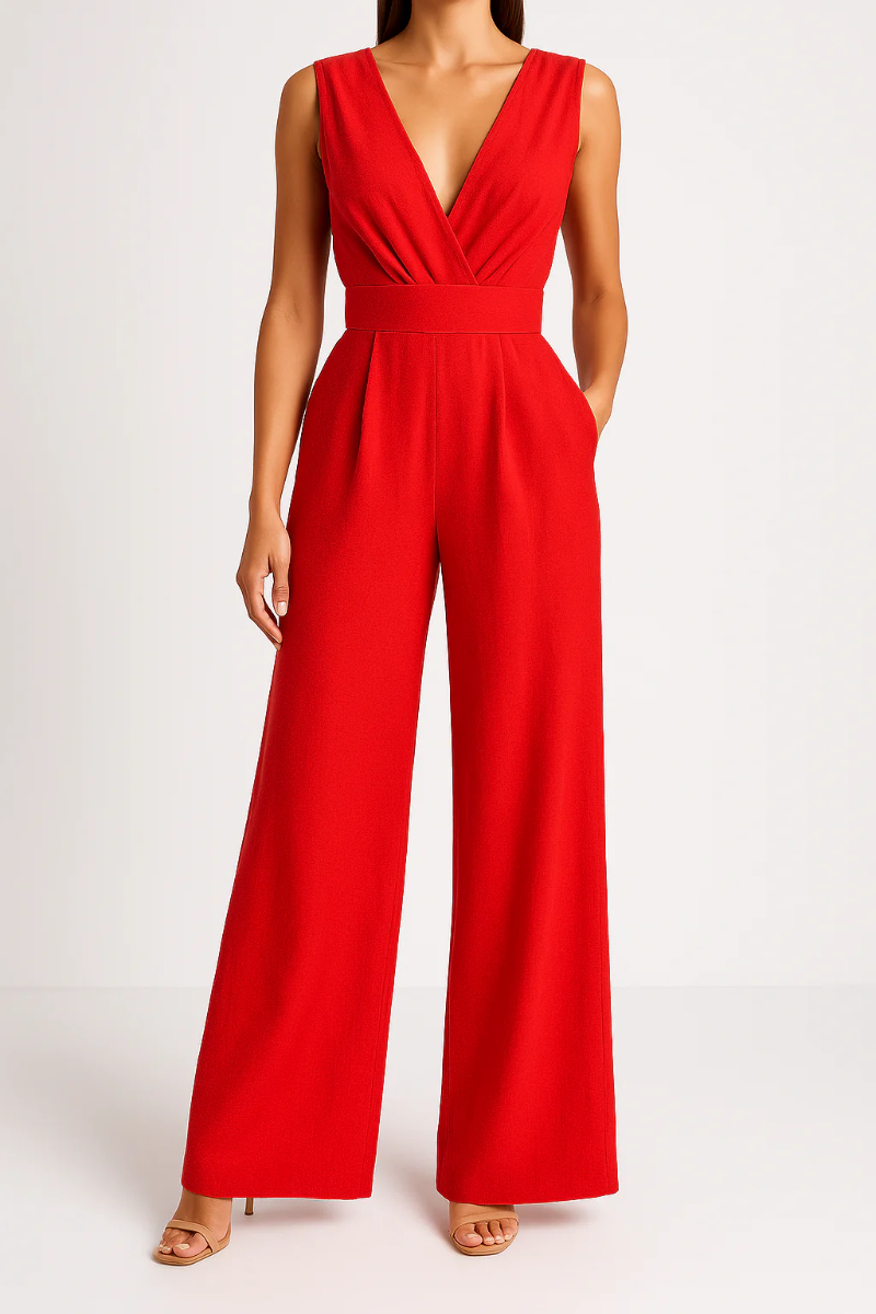 Women's Commuter Jumpsuit | Lightweight Polyester Blend | Relaxed Fit | Everyday Wear | Steven & Levon
