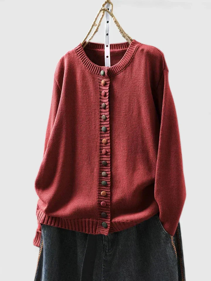 Lightweight Knit Cardigan | Women | Button Front | Soft Knit | Effortless Everyday Style | Steven & Levon