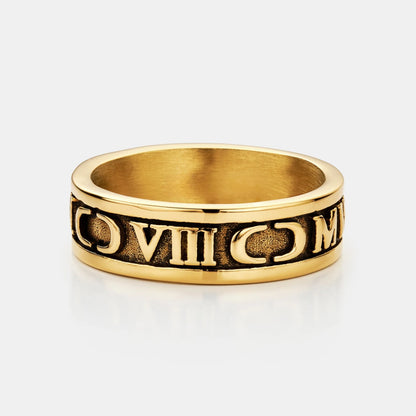 Inception Ring | Gold or Silver | Unisex | Stainless Steel | Bold Statement Design | Modern Style | Steven & Levon
