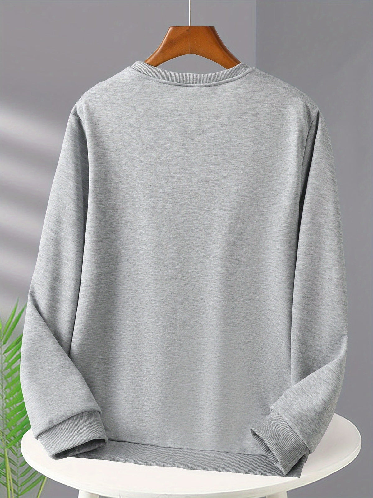 Santa Print Sweatshirt | Men's Long Sleeve | Festive Christmas Pullover | Steven & Levon