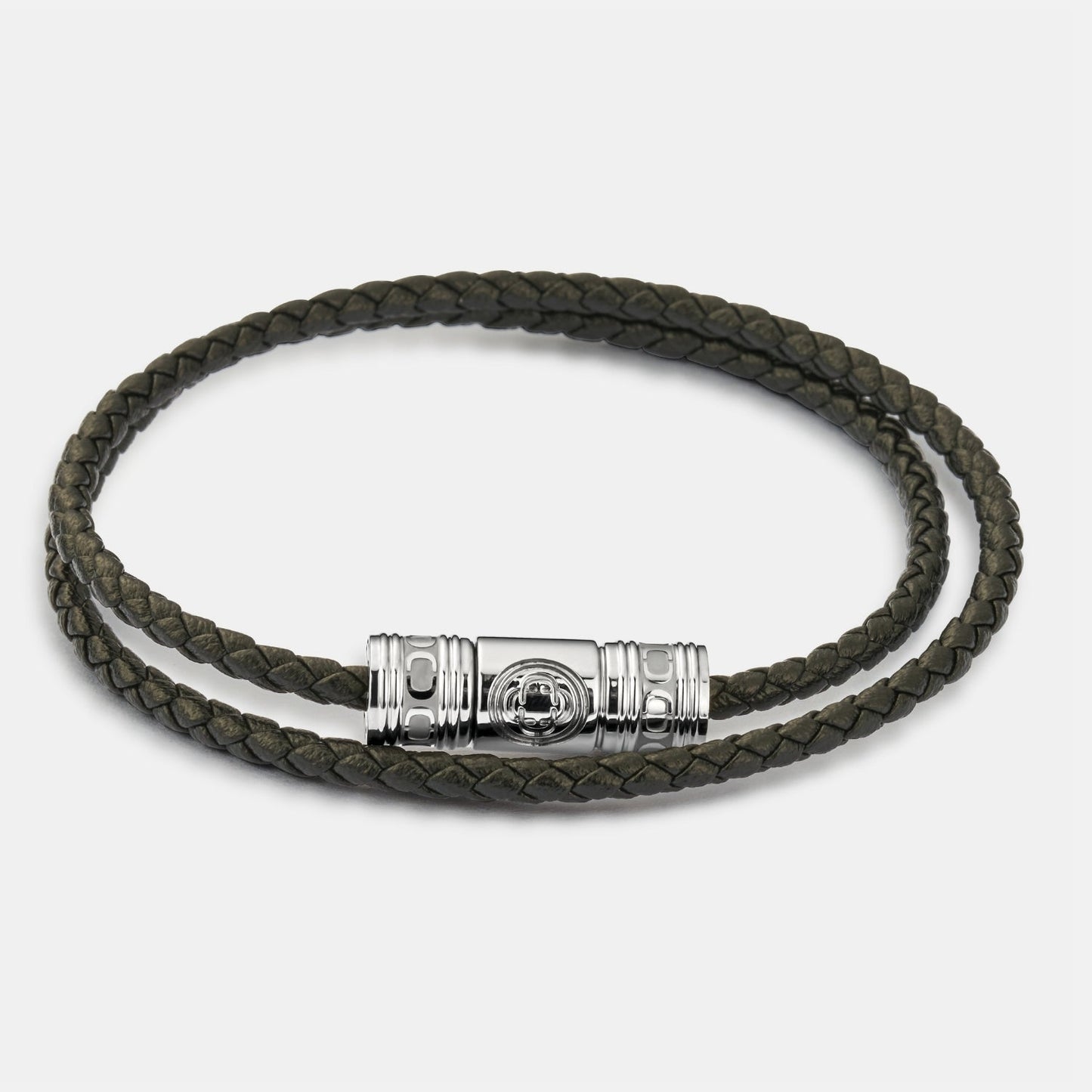 Black Leather Wrap Bracelet | Men | Leather | Double Wrap Bracelet | Steven & Levon