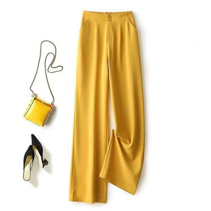 Linen Wide Leg Trousers | Women | High Waisted | Lightweight Breathable Pants | Steven & Levon